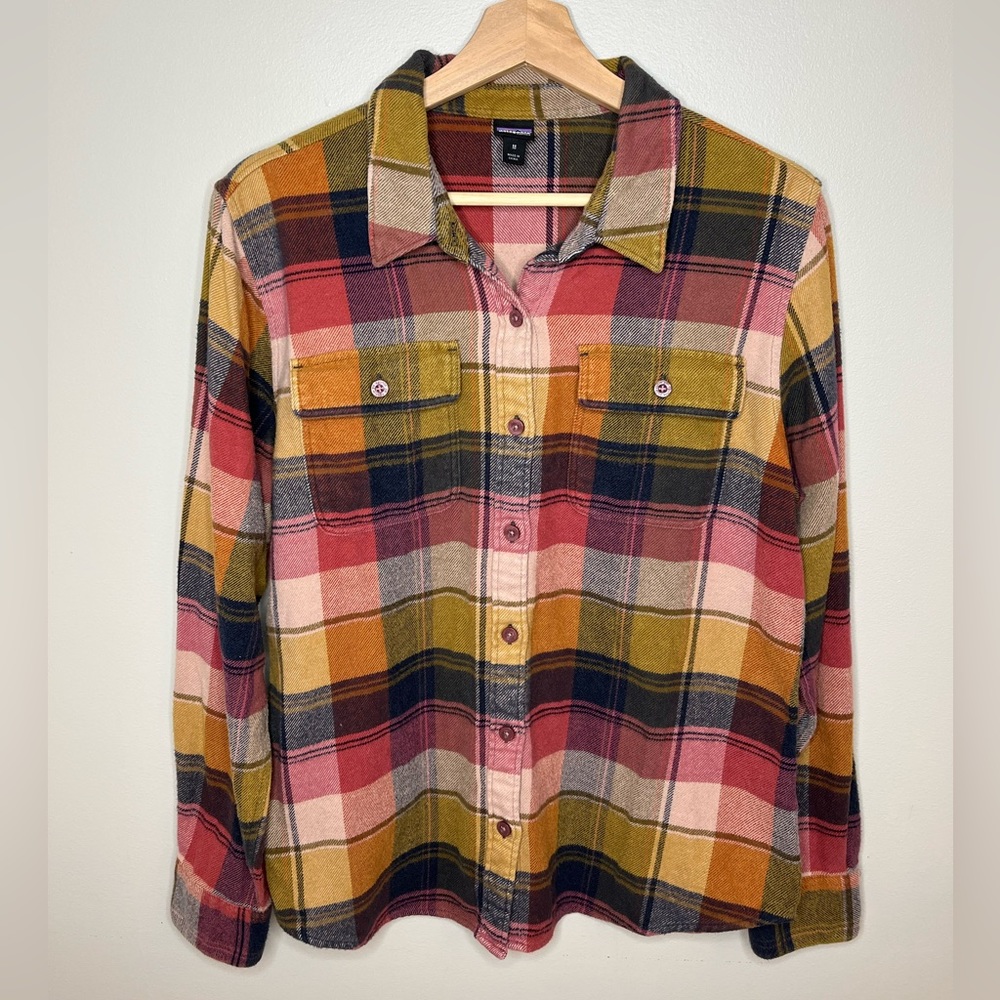 Patagonia Fjord Flannel Shirt, Size M
